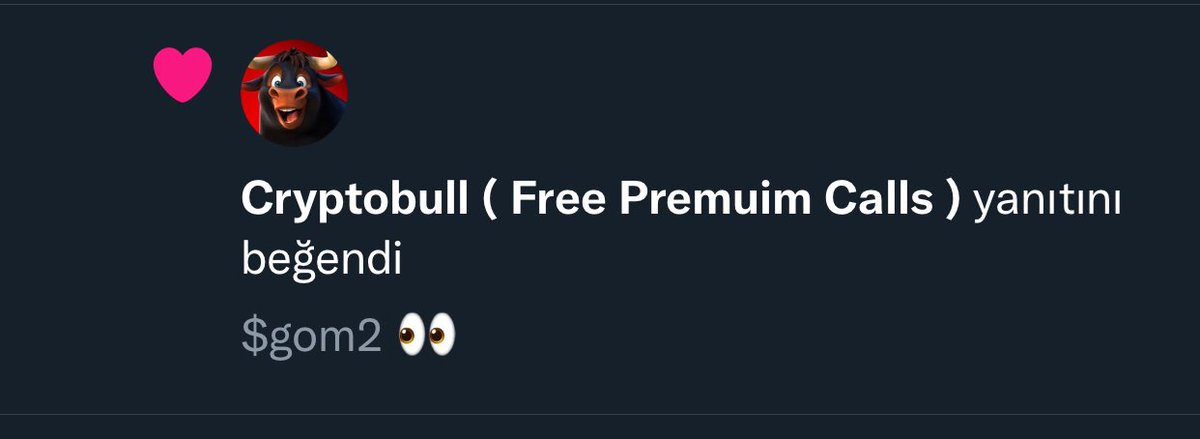 car_sinasi's tweet photo. @BULLHUNTER46 @Cryptobullmaker liked my answer about $gom2. Whales are hoarding.
🔥👀🧐 https://t.co/cTIoft990E