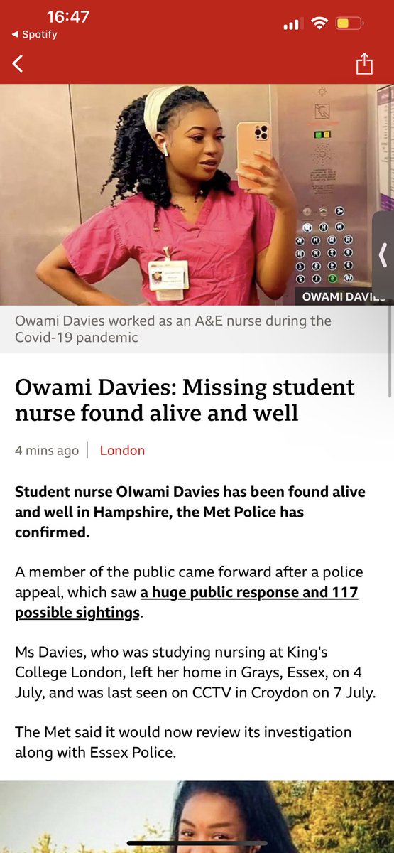 Soooooo happy I could cry…very rarely does it end like this! Praying for the recovery of our sis 💕 #OwamiDavies
