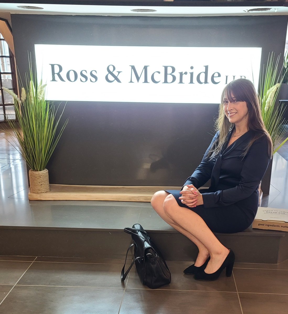 I got a fantastic new job!! You're looking at the newest associate at Ross &amp; McBride in Hamilton, ON. The largest law firm in Hamilton, Ross &amp; McBride has been serving the community for over 100 years. I will be working in Commercial Litigation,  Human Rights,  and Equine Law.