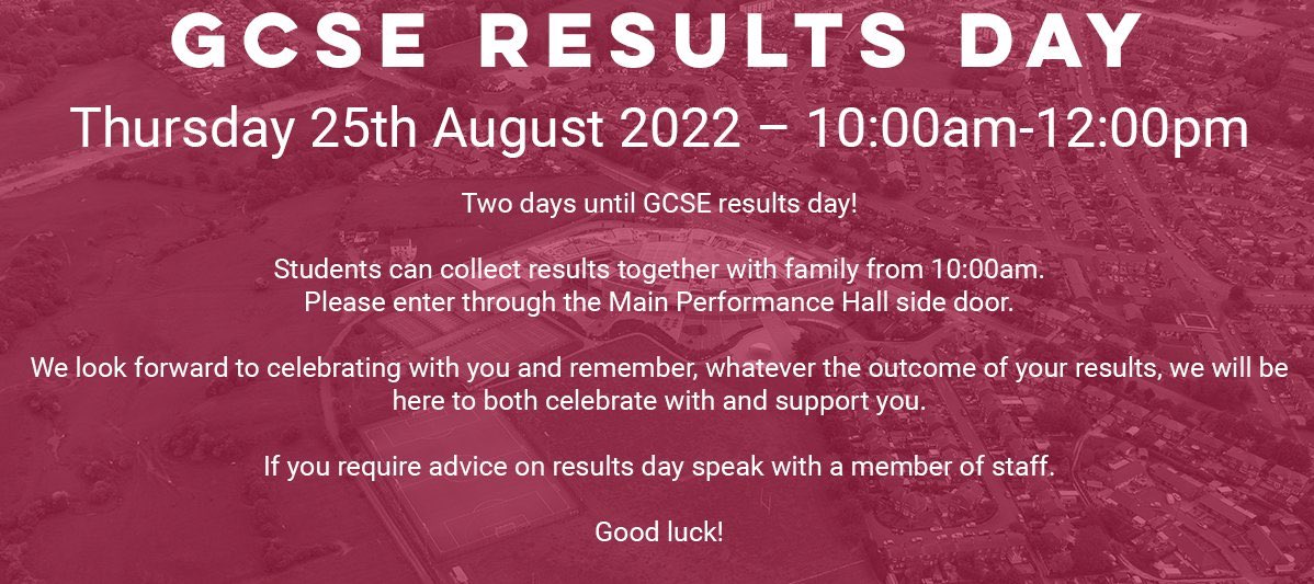 NewmanRCExams's tweet photo. GCSE RESULTS DAY! 
2 days to go!
@NewmanRCCollege #resultsday2022 #goodluck #year11 https://t.co/nQvAYQUOZ7