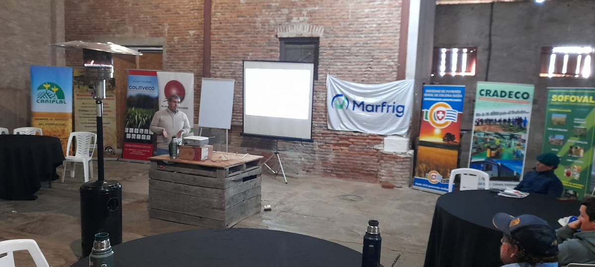 PlanAgro's tweet photo. 3er. día Curso "Uso estratégico de la suplementación en ganadería de carne"en📍Ecilda Paullier,San José
Programa de capacitación y entrenamiento,en el marco del convenio con @marfrig_uy
Hoy con Ing. González #COLAVECO; @GermanAPVet #PlanAgropecuario y Dr. Patetta @fomentocolsuiza https://t.co/AMhF47hAsN