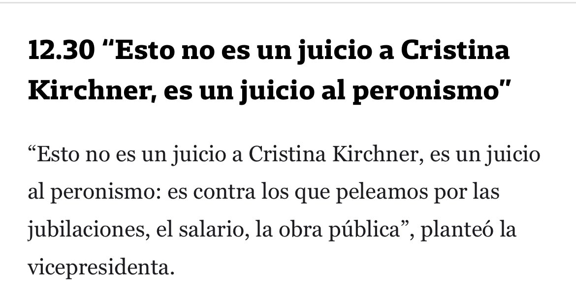 edufeiok's tweet photo. Falso!  Solo se la juzga a ud por corrupta. No al Peronismo. https://t.co/ovNr96dyiM
