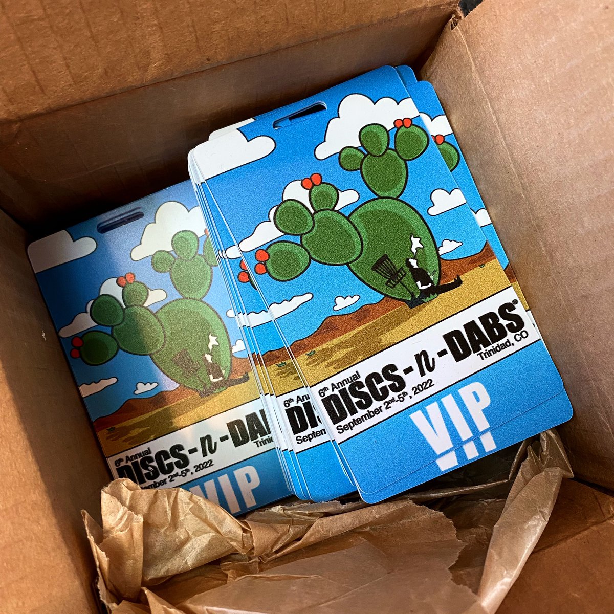 discsndabs's tweet photo. 🎫 Getting things ready for Discs-n-Dabs NEXT WEEKEND! 🎫 

Is your team ready? 🥏🍯🌱👀

#DiscsNDabs2022 https://t.co/X8loUjeDz3