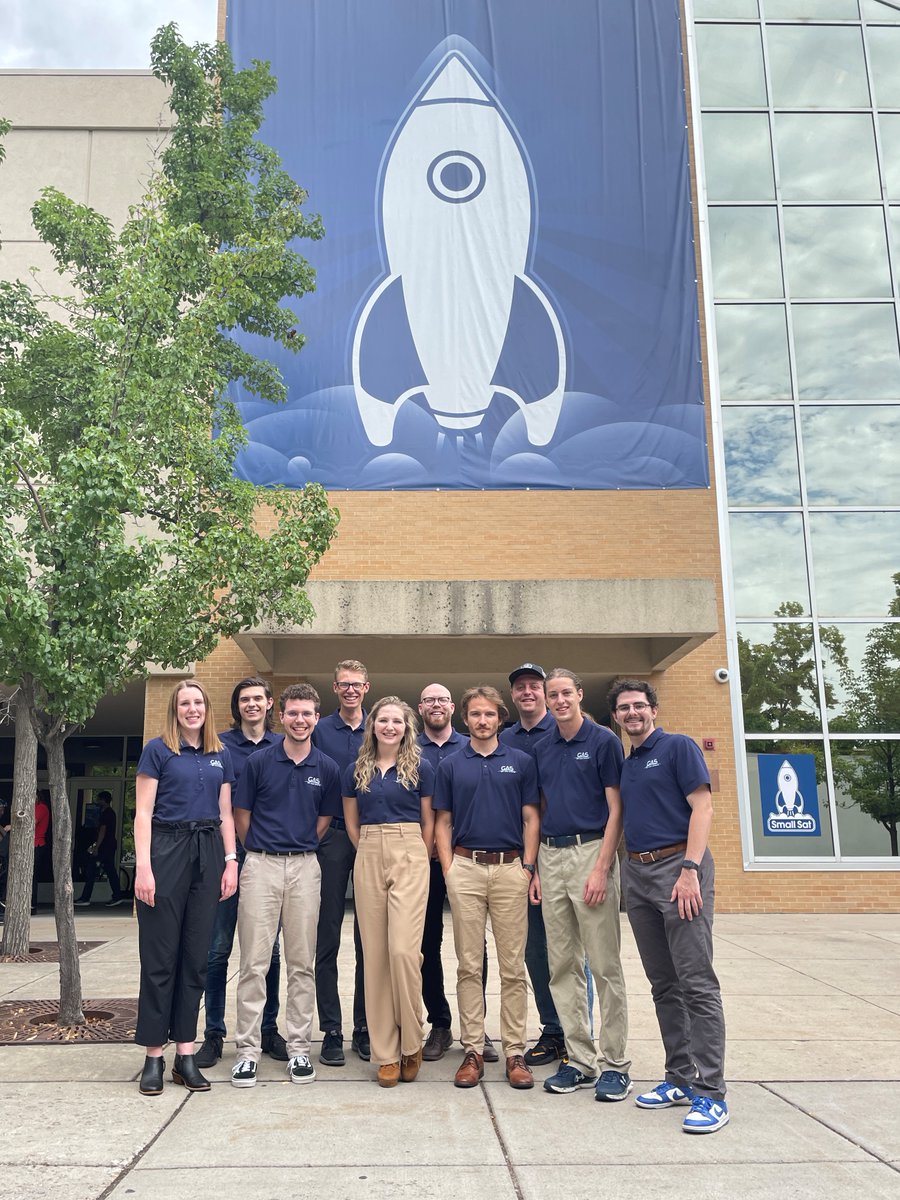 KUDOS to the USU Get Away Special Team, <a href="/GASPACS_CubeSat/">USU GASPACS CubeSat Team</a>  which staffed a busy exhibit at the 2022 Small Satellite Conf, Aug. 6-11 on USU's Logan campus. The team shared details about their CubeSat's successful 117-day space mission. #smallsat #smallsat2022 #CubeSat #raspberrypi