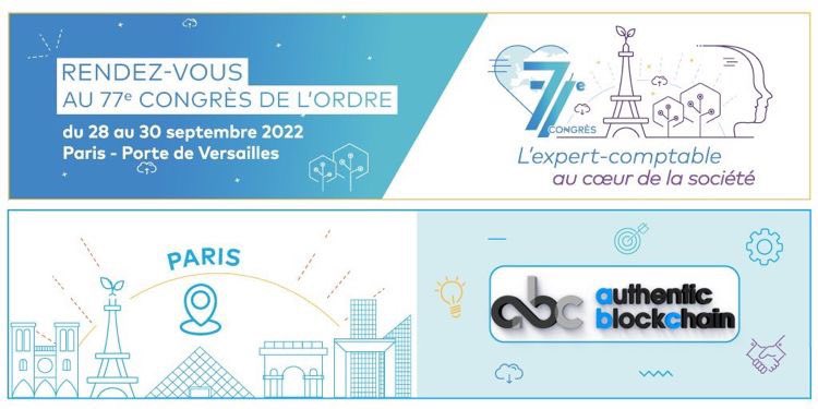 28 - 30 septembre 2022 : 77eme congrès de l'ordre des #ExpertsComptables

👉 URGENCE : SÉCURISEZ VOTRE CABINET CONTRE LA FALSIFICATION DES DOCUMENTS NUMÉRIQUES 🚨

<a href="/AuthenticBlockC/">Authentic BlockChain</a> : bit.ly/3dQjLcQ

#SimpleCommeABC #blockchain #cybersécurité #legaltech #web3 #startup
