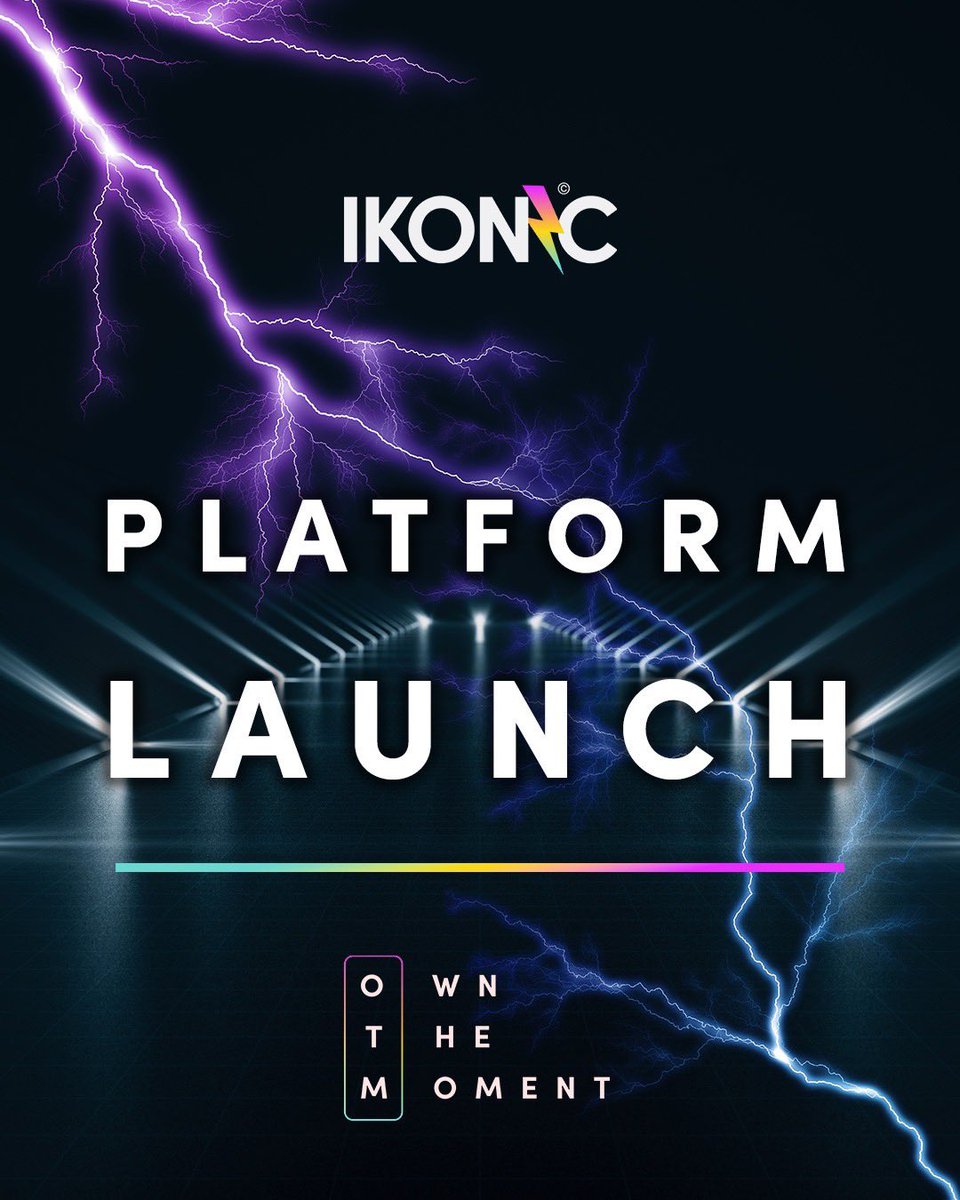 It’s time to OWN THE MOMENT ⚡️🎮

We are proud to announce that the Ikonic Platform is officially live!

🚨 platform.ikonic.gg 🚨

Sign up today and start minting your own moments 😎

#Ikonic #OwnTheMoment #Web3 #Gaming