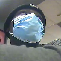 FBIHouston's tweet photo. Recognize him? This man is wanted for the 8/13/22 armed robbery of First Convenience Bank at 5801 S Gessner Rd. He's described as a Black man in his early 20s, about 5’7”. He wore a long-sleeve gray shirt, black beanie, blue latex gloves, khaki pants, black boots, surgical mask. https://t.co/5JQvse99hA