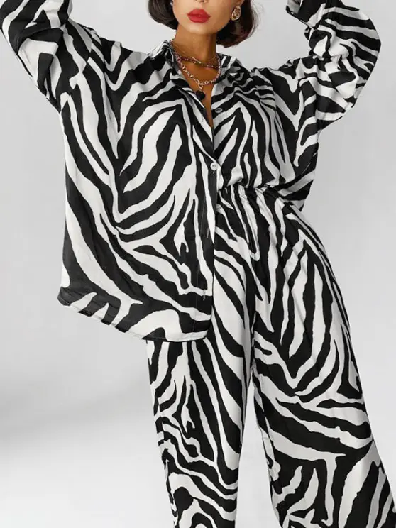 abphilosopher's tweet photo. 28% OFF 
Zebra Stripes Button Down Shirt And Pants Set

🌟Get more 19% OFF with Code: AFFWOMEN🌟

Size: S - L
#womensfashion #pantset #shirts #blouse #zebraprint #onlineshopping #fallfashion #springfashion 
ad

👇
https://t.co/RNq9aENChf https://t.co/BolJL2CAE6