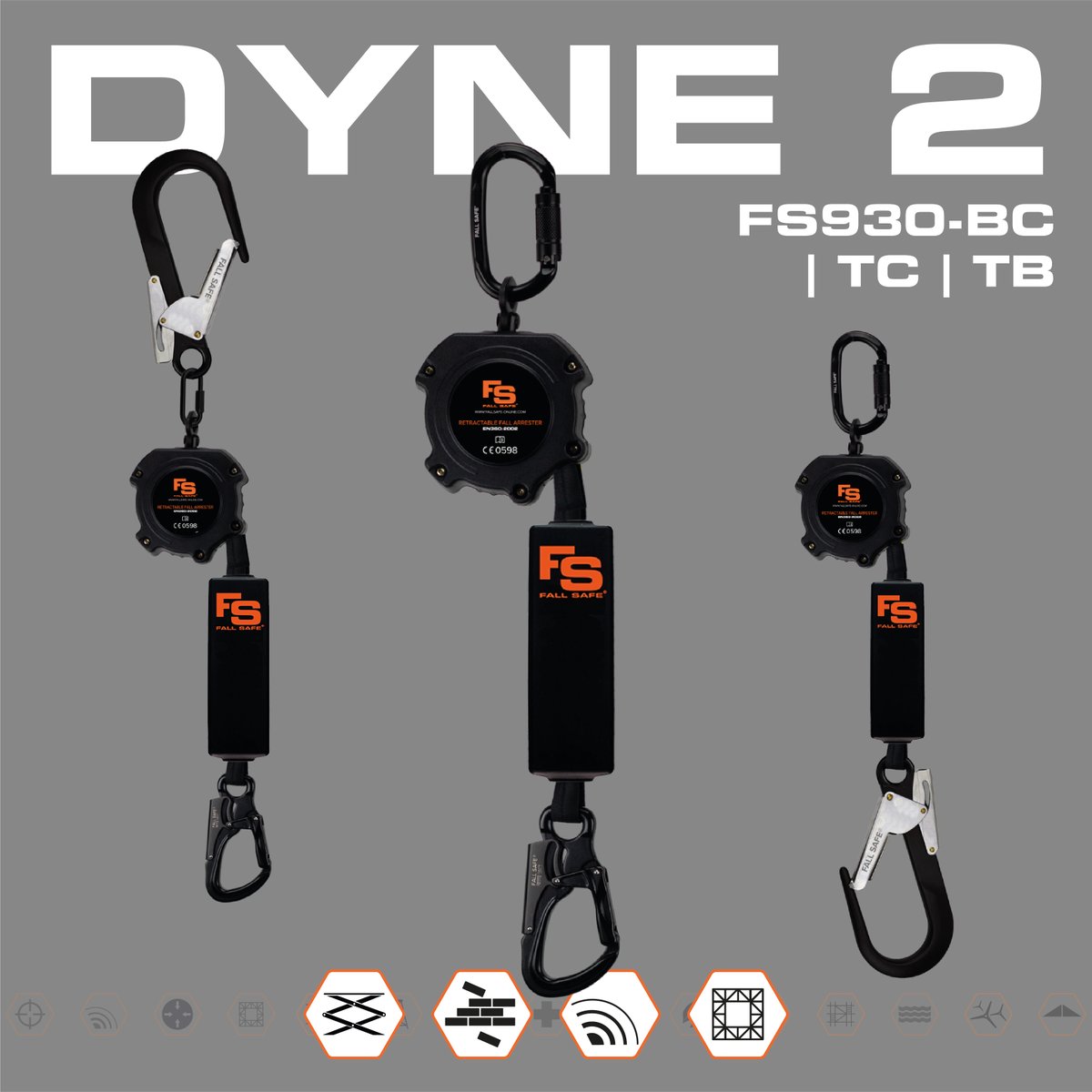 fallsafe's tweet photo. Small, compact, lightweight. Those are Dyne.
FS930 Dyne series are fall arrest blocks with 2 meters length and a compact design for more convenience and functionality.
#safetyatheight #fallprotection #workatheights #rescue #ppe #safetyequipment #training #ropeaccess #rapel #rope https://t.co/Rmtof7ag0Y