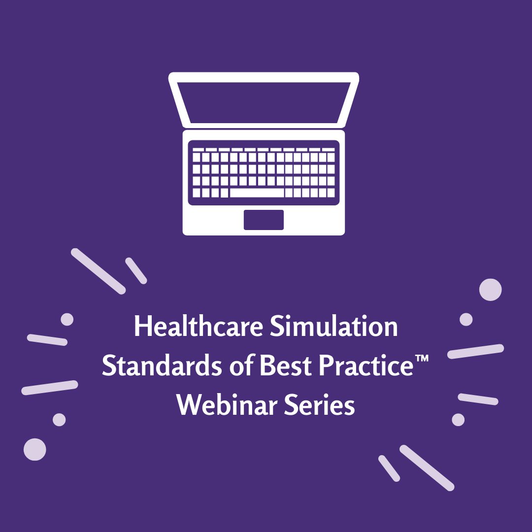 Break down the Healthcare Simulation Standard: Simulation Operations during our final webinar of the series, taking place on Aug. 25 at 1 PM CT. Gain new strategies on how to implement the Operations Standard into your education plan by registering today: bit.ly/31odYFJ