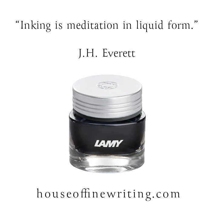 Andrew_HoFW's tweet photo. "Inking is meditation in liquid form" - J.H. Everett
https://t.co/Orullptcli
#ink #inking #calligraphy #inspirationalquote #Toronto #art #Lamy #Crystalink #Obsidian https://t.co/ieLerAFYVw