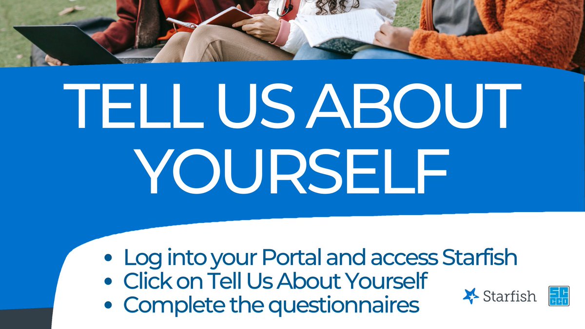 ccc_basicneeds's tweet image. Tell us about yourself! We'd love to learn more about you as a student so we can support your needs. Complete the questionnaire on Starfish.
bit.ly/tellusccc