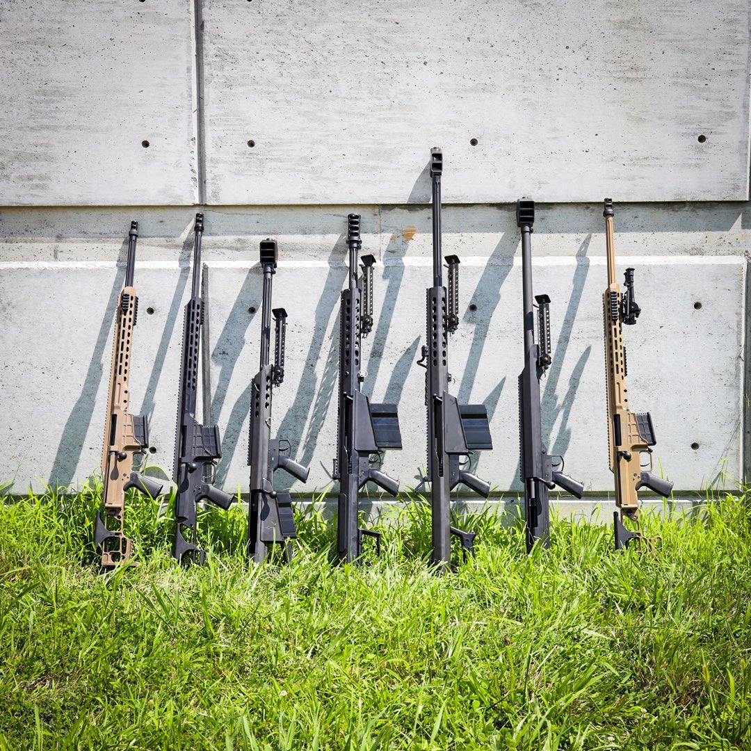 BarrettRifles's tweet photo. Tuesday Lineup.
#barrettfirearms #TheLeaderInLongRange #FourDecadesOfIconicFirearms #MRAD #MRADSMR #Model95 #M107A1 #Model82A1 #Model99 #MK22 #rangeday https://t.co/gR1H3FqGoo