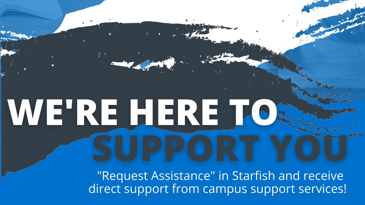 ccc_basicneeds's tweet image. We are here to support you. Did you know you can "Request Assistance" on Starfish for food, housing, career help, advising and more?