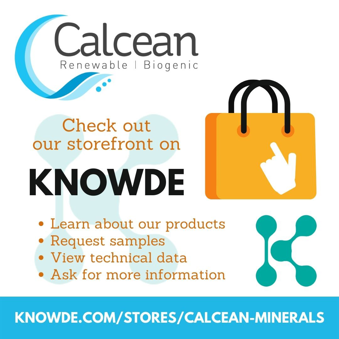 calcean's tweet photo. Looking ๐ for more info about #Calcean's products? ๐ง
Visit our KNOWDE Storefront: https://t.co/CFfSLQvueM
Here, you can read about our products, request samples, and more...all in one spot! ๐
#biogenic #renewable #sustainable #ooliticaragonite #sandycal #oceancal #knowde https://t.co/lRUcBj7i50