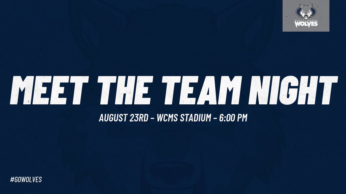 Meet the Team night is TONIGHT at 6:00pm! We will have Gimme Sum Suga’ food tuck at the stadium so come hungry #GoWolves