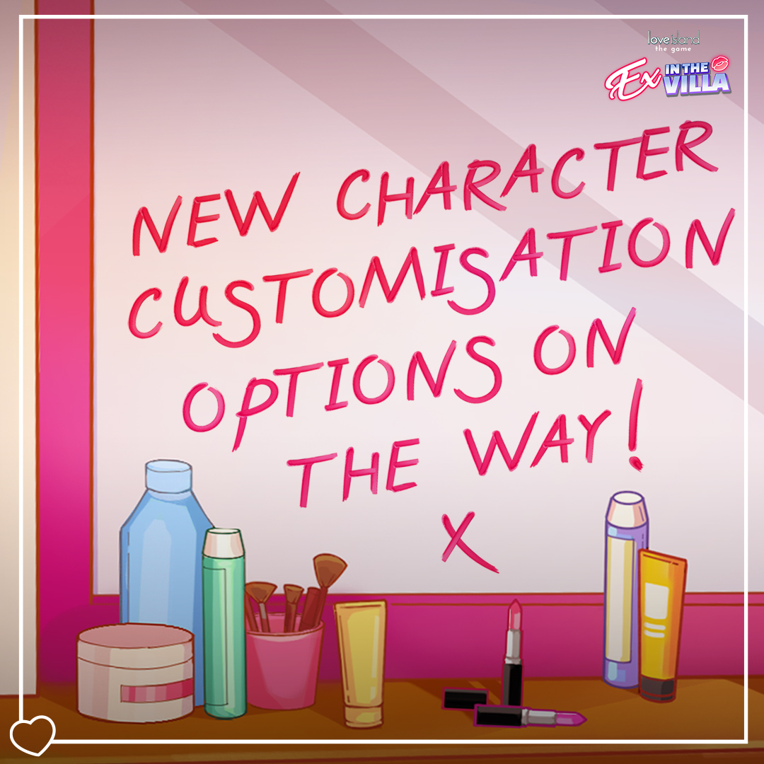 FuseboxGames's tweet photo. 💅 Islanders! Be sure to check the in-game Wardrobe over the coming weeks for new eye shapes, hairdos and more! 💋
#WorkIt #EITV #LITG https://t.co/l1EzX7dZbu