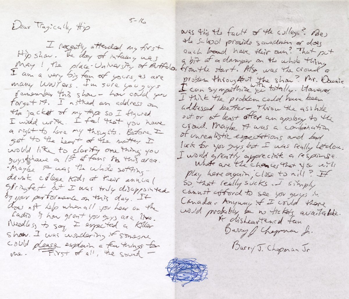 The Tragically Hip tweet media