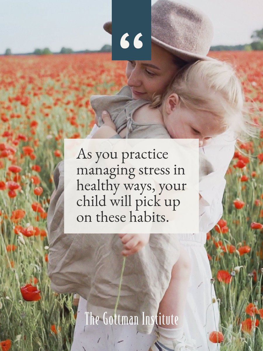 GottmanInst's tweet photo. How do you model stress management for your kids? Balancing parenthood and your mental health can be challenging, but there are resources that can help. Learn more from @childmindinst on the #GottmanRelationshipBlog: https://t.co/JwfXtATKJZ https://t.co/ky1i6iy1zY