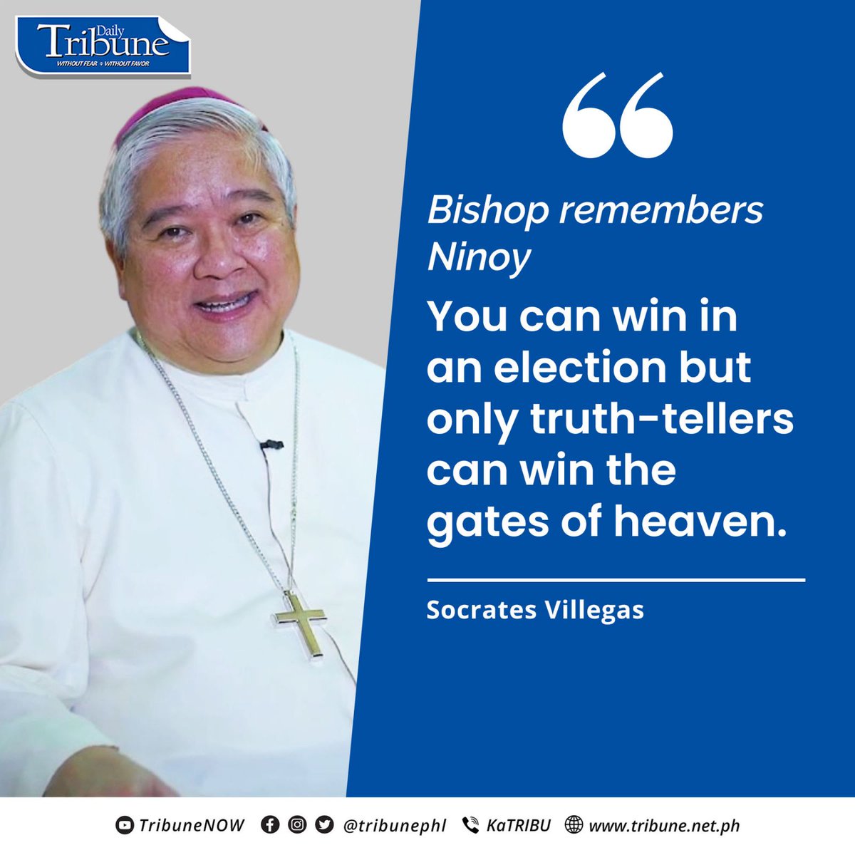tribunephl's tweet photo. God knows, bishop. https://t.co/vDkaKj5Owi