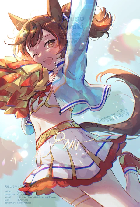 ついでにウマ娘絵をいくつか再掲しておきますまだまだ描きたい子いっぱいいる…!#ウマ娘 