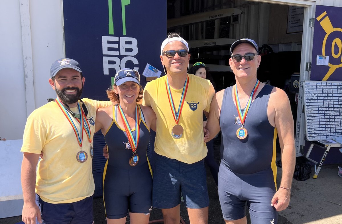 dcstrokes's tweet image. Coast to coast! Strokes sent a 4-person contingent to @eastbayrowingclub’s Boats Without Barriers in Oakland, CA last Saturday. EBRC hosted the regatta in protest of USRowing Masters Nationals in FL. We're lucky to have an ally like EBRC!