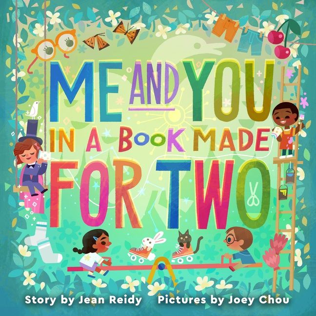 Hooray! ME AND YOU IN A BOOK MADE FOR TWO is on sale today from @HarperChildrens @choochoojoey and me! It celebrates the joy of sharing your story with a friend or someone special. And I'm celebrating with a #giveaway. Follow & RT for a chance to win 1 of 3 signed copies. ❤️😊📚