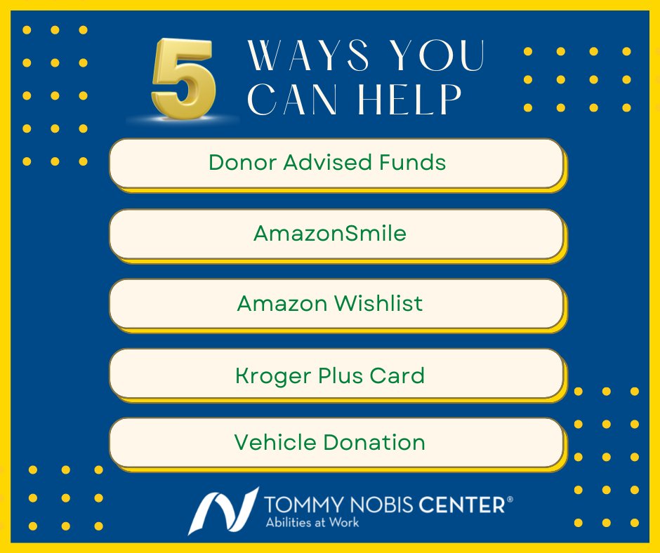 TommyNobisCtr's tweet photo. When you support Tommy Nobis Center, you help empower people with disabilities and make our community a better place. Here’s how you can help. https://t.co/dM8CE1My6Z. #WaysToHelp #EmpoweringPeople https://t.co/zUhMw4cvnU