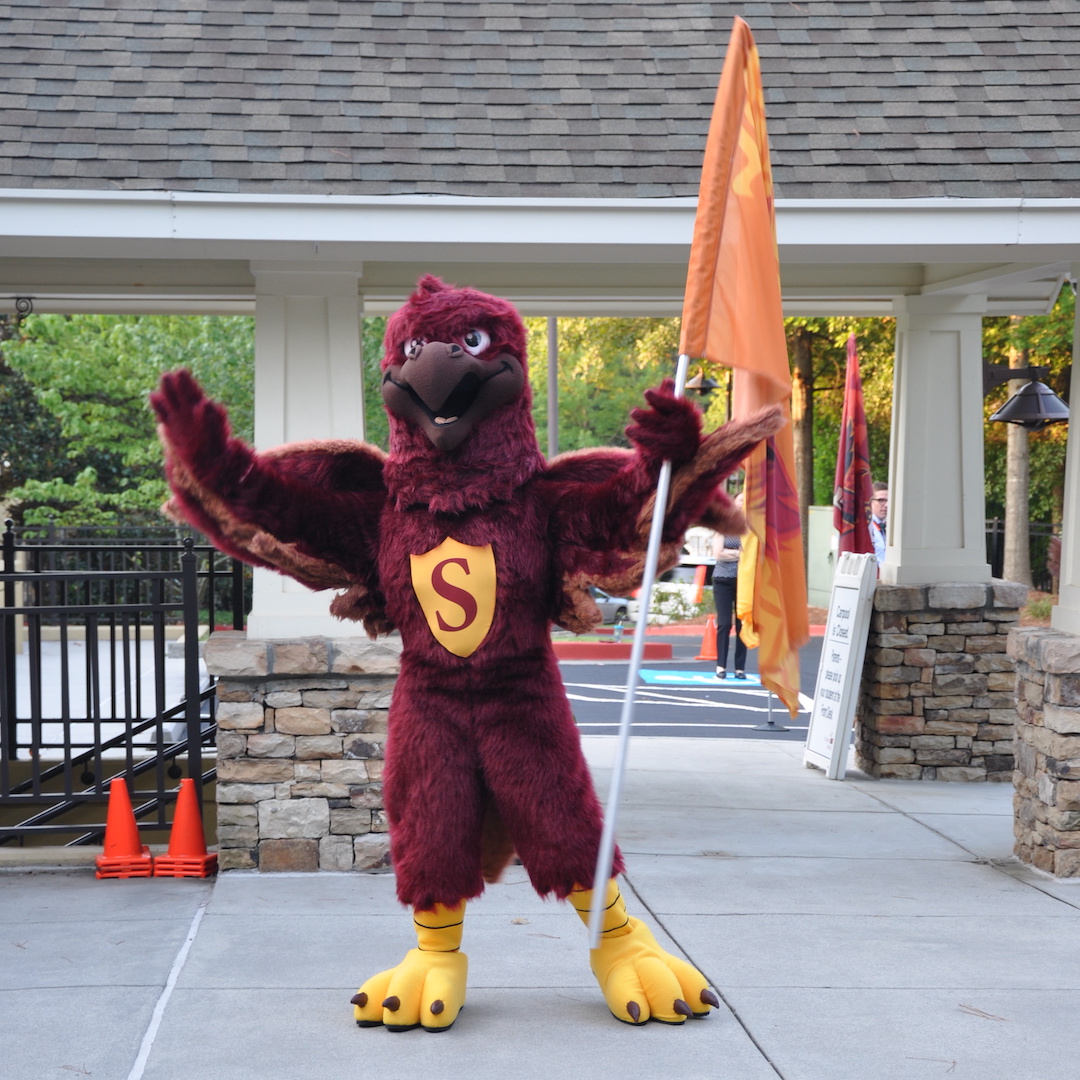 SchenckSchool's tweet photo. Phelix is ready to fly into Hype Week! Our students are learning about our four Houses all week long before the Sorting Ceremony this Friday! #TheSchenckSchool https://t.co/H6AP8dDrN7