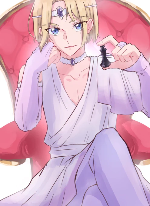#自分の好きなキャラ一人の画像を四枚貼る若宮アンリ 