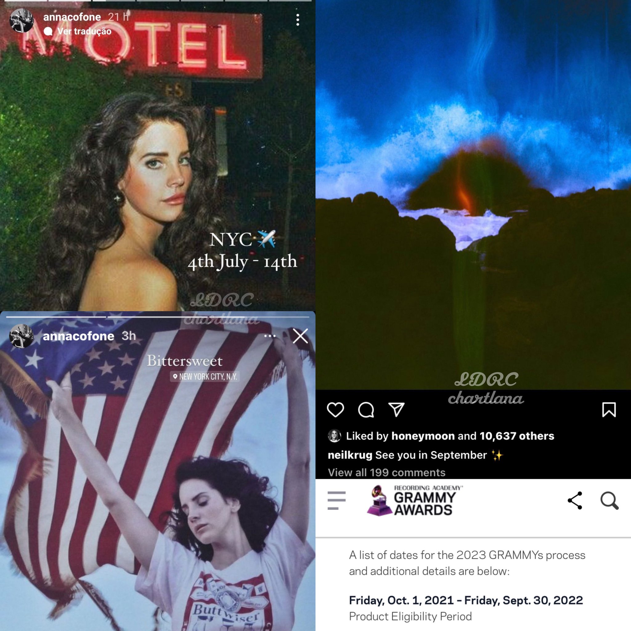 Lana Del Rey Charts on Twitter "Lana Del Rey filmed something back in