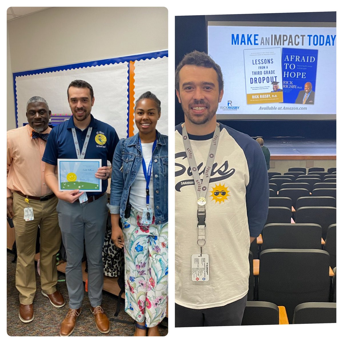 gfoster_06's tweet photo. Exceptional, Master of his craft, Motivator, and Producer. Mr. Hilburn’s @SLESuns 5th grade APA class was Tops in the district! He is making real Impact in the lives of our students. #Administratorloading https://t.co/vjSUkpAWe1