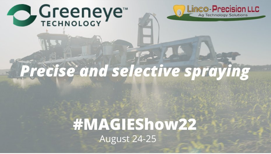 LincoPrecision's tweet photo. #Greeneye will be product drop #2 at the #MAGIEShow22, tomorrow and Thursday! Visit booth 702!
Greeneye utilizes artificial intelligence and deep learning technology to revolutionize the pest control process in agriculture. #weedcontrol #ag #lincoprecision #midwest https://t.co/JRyz1N3imo