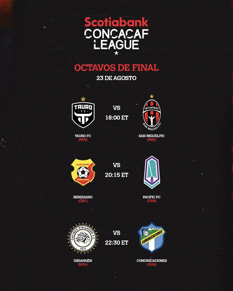 uncaf's tweet photo. #CSL22 | ¡La jornada de hoy! 🔥 https://t.co/hEPZLwktRr