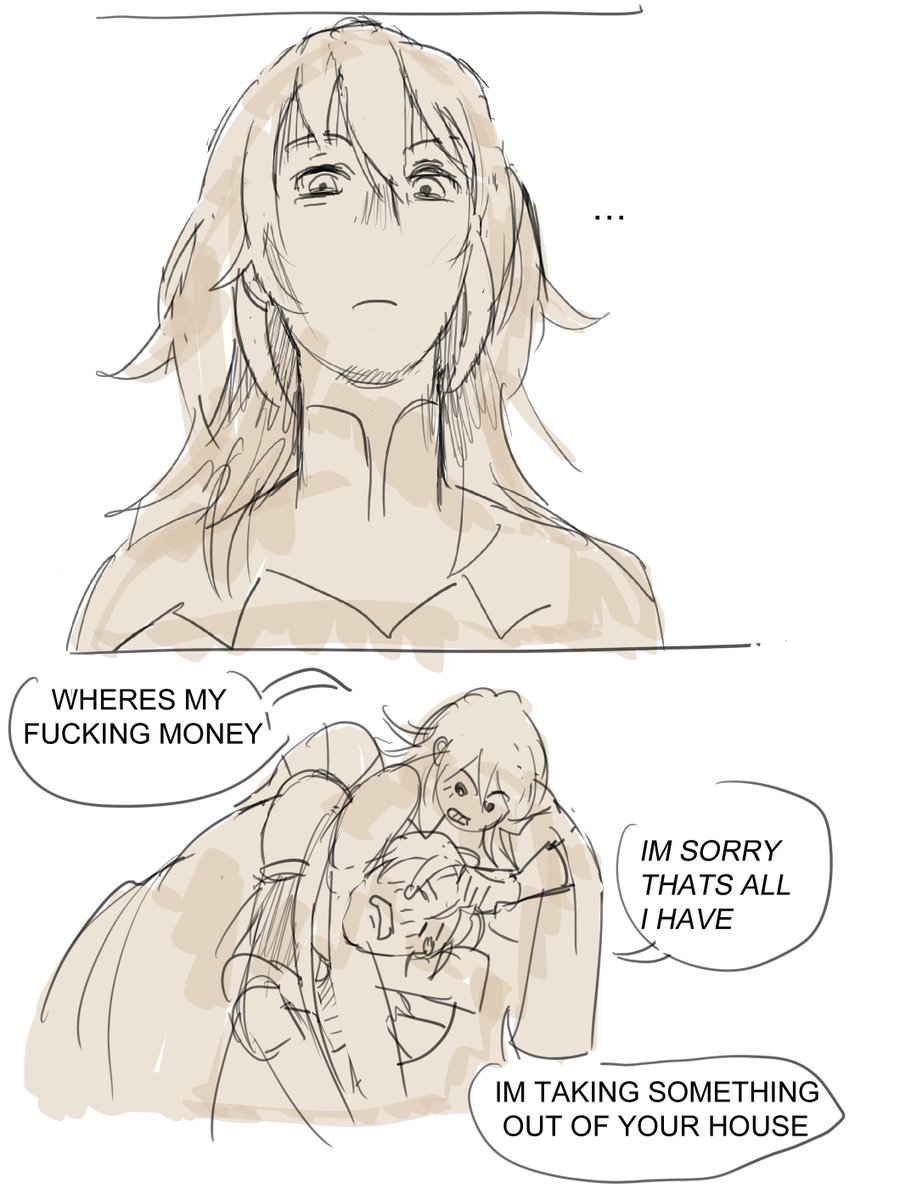 byleth and dimitri in 3 hopes #fe3h