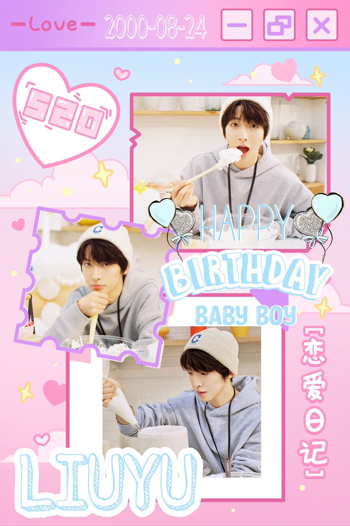 nattharika7794's tweet photo. 🎀  ꔣ𓂂꙳  ·.·´¯`·.· ꔣ𓂂꙳ 🎀           ✨ᴴᵃᵖᵖʸ²²ⁿᵈᴮⁱʳᵗʰᵈᵃʸᴸⁱᵘʸᵘ ✨
   🎀 >-.¸.· ꔣ𓂂꙳·.¸.· ꔣ𓂂꙳·.¸.·° 🎀
☆ ｡･:★ ♫•*¨*•.¸¸♪ ♡*:･。. +ﾟ*｡+ꔫ 
⠀⠀⠀⠀⠀♡ 
⠀⠀⠀°. ♡ 
⠀⠀ ♡ 
BEST WISH TO LIUYU
#Happy22ndBirthdayLiuYu https://t.co/DaK7P7KFTi