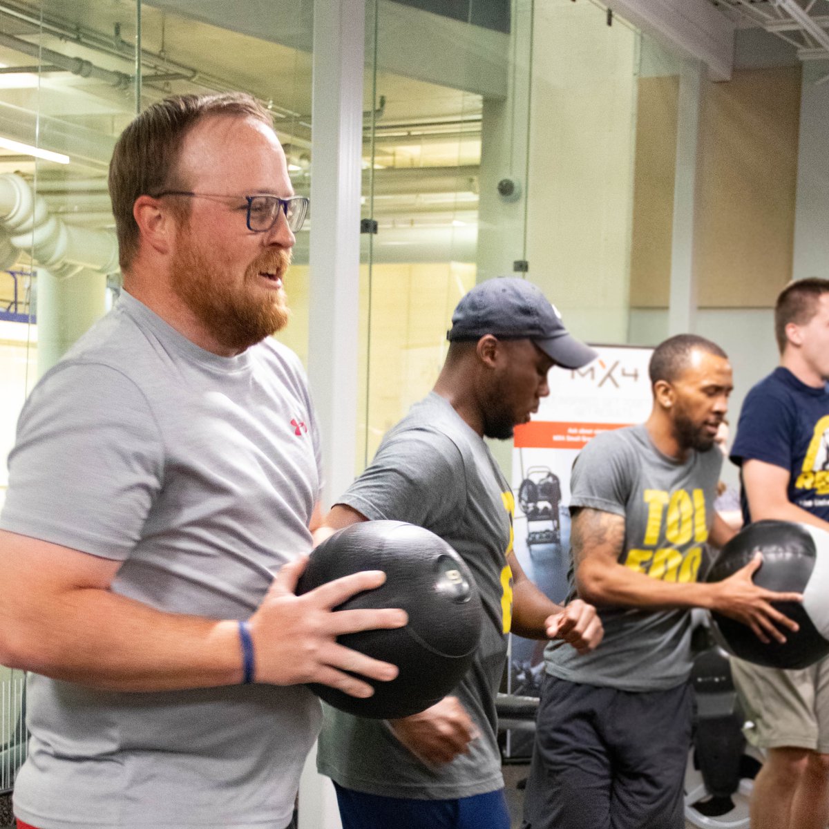 UToledoREC's tweet photo. All smiles for a STACKED RocketEX Schedule! This new lineup of classes kicks in on Monday and we can't wait to see you there. All classes are FREE for full-time students and Rec members! 🚀
#RocketEX #UToledoRec #GoRockets https://t.co/FIQamK64XE