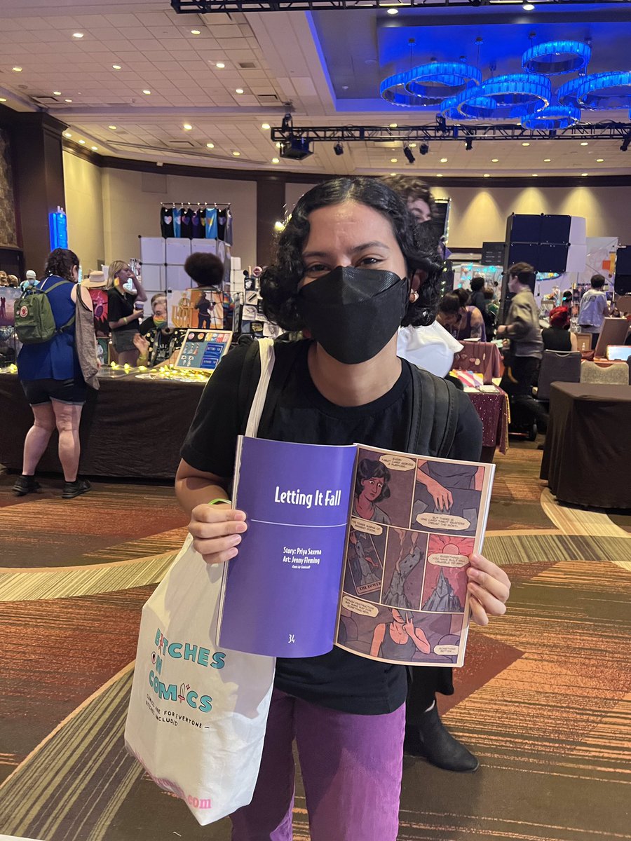 lettersofpriya's tweet image. so exciting (and nerve-wracking) that physical copies of THE COLOR OF ALWAYS are out in the world now!!! when i saw my comic in print for the first time i SCREAMED. thanks so much to @ExtraPagesPress for this opportunity, and i hope everyone enjoys the book!!!!! 💘💓💞