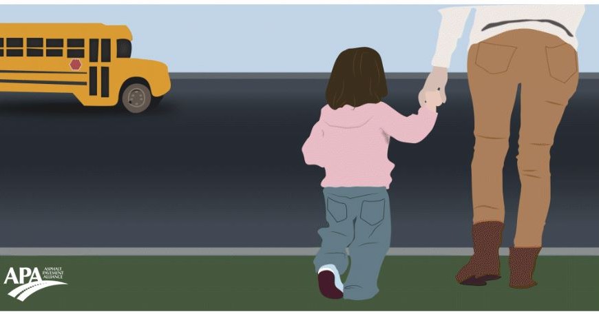 DeltaCompanies's tweet photo. Each year, your child enters a new grade, but asphalt pavements will always be there to make sure their ride to school is smooth and safe. 

#BackToSchool ​#AsphaltPerforms #Asphatl Delivers #SchoolBusSafety #SchoolBus #WatchForKids https://t.co/eLUeWjZ3rf