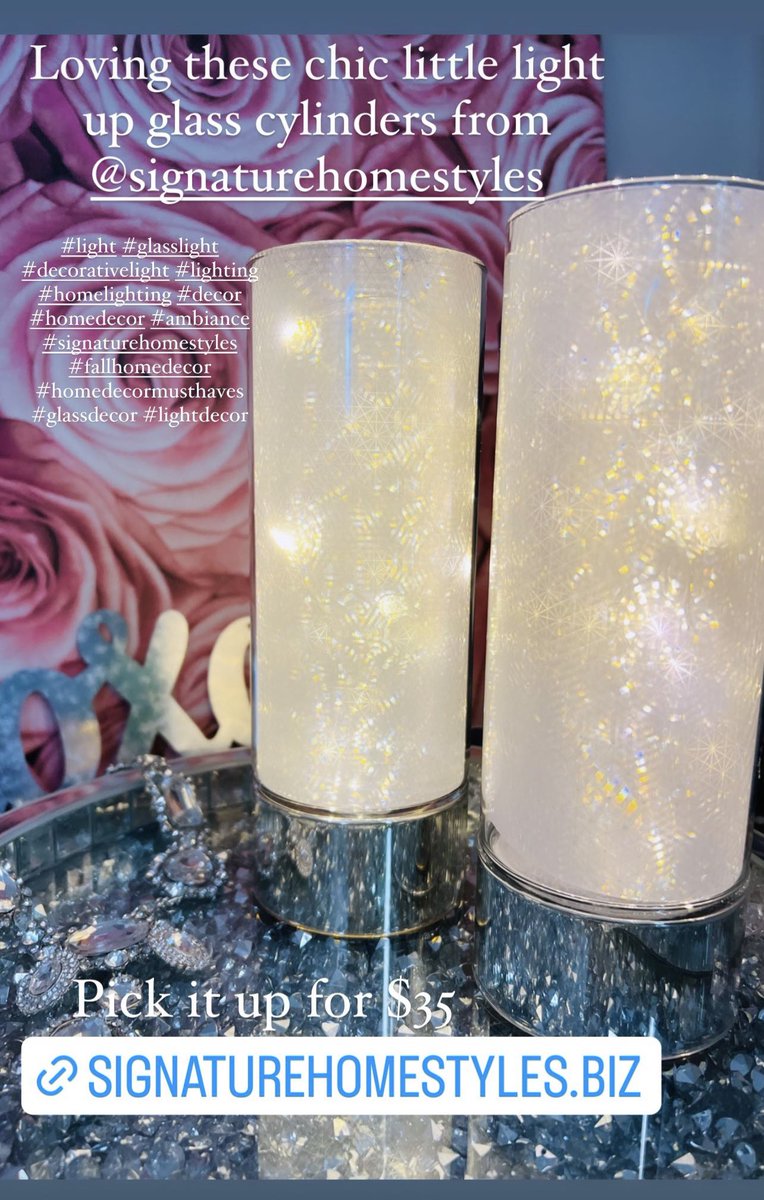 ladyboarder9669's tweet photo. RT! Lovely lighting decor from @signaturehomestyles - pick this up for $35! #light #ambiance #bedroomlighting #homedecor #falldecor #lighting #SignatureHomestyles #home #chichomedecor AD https://t.co/UZNk9ctrxE #lighting https://t.co/H3MKl3CsGJ