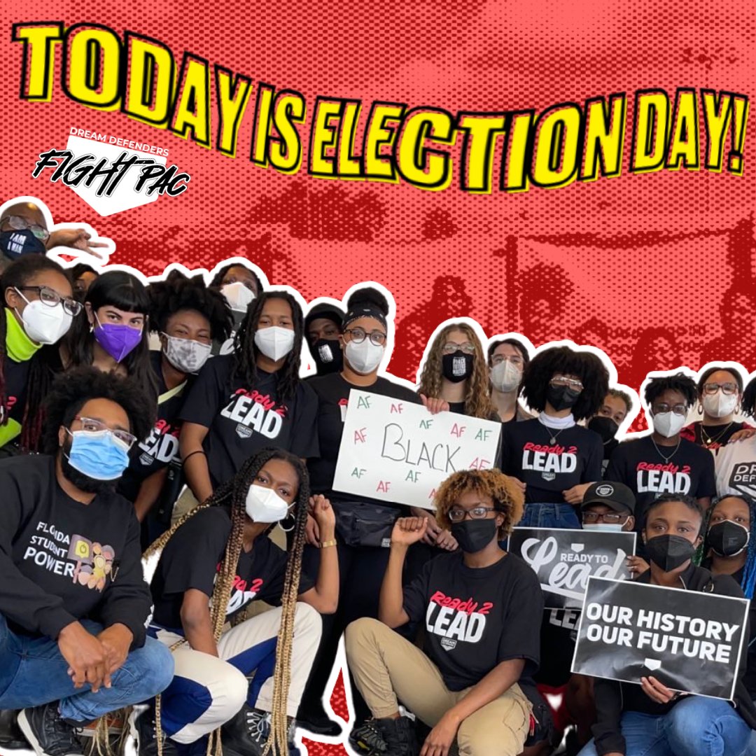 DDFightPac's tweet photo. FLORIDA! 📣

TODAY IS #ELECTIONDAY ALL ACROSS THE STATE!

Make a plan to turn your ballot in🗳️ See you at the polls! https://t.co/55LH5ZczCf