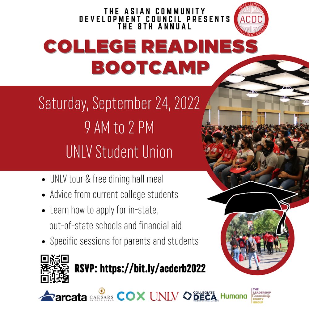erickaaviles's tweet image. Our friends @ACDCNV are getting our future college students ready! This event is open to 9-12 graders and their families!  

#passiton #iamfirstgen #micomunidad #highered 

bit.ly/acdcrb2022