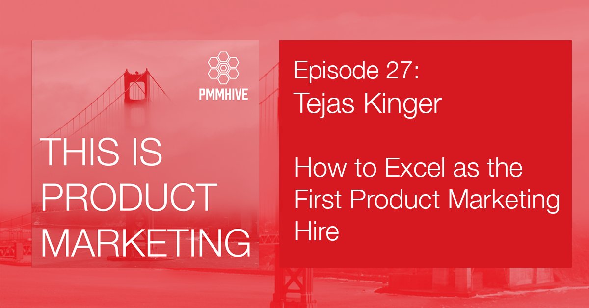 pmmhive's tweet photo. Episode 27: @TejasKinger - How to Excel as the First Product Marketing Hire

Tejas Kinger, #productmarketingmanager at @getplumhq, shares helpful tips on what to expect as the first #productmarketing hire from his personal experience and learning.

Listen:https://t.co/aZCBxUIJkH https://t.co/aZbHCQE3UX
