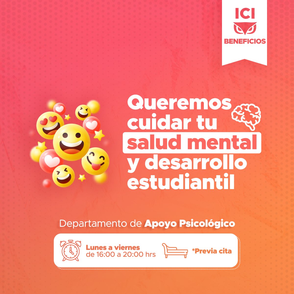 🦉📚🧠En #ICI acompañamos tu rendimiento académico, acércate a nuestra instancia de orientación educativa, estamos para apoyarte.

📲Entra a: icipuebla.com/beneficios/ 
para más información

#OrgulloICI #Saludmental #ayudapsicologica