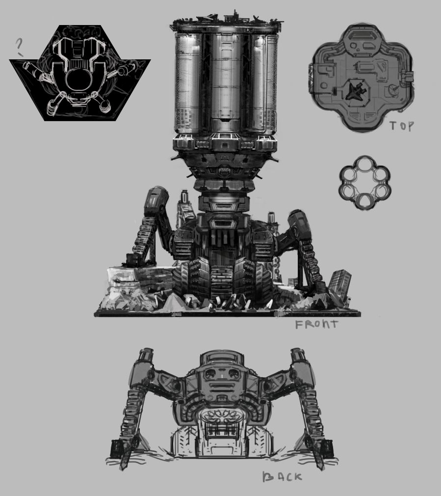 CysmicGame's tweet photo. Take a look at some of the concept art for our updated Harvester unit. If you're on board for some crystal mining as the world crumbles, sign up to be notified when we go live at the link below! 💎 #cysmic #scifi #newgames https://t.co/r9j1Qv7ahM https://t.co/YmZqxhrjF6