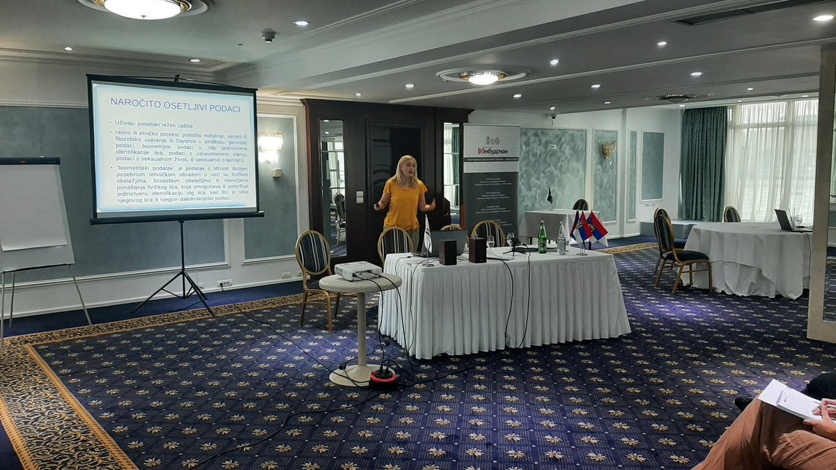 ombudsmanapv's tweet photo. Nina Janić Brusnjai: Zaštita podataka o ličnosti @ombudsmanapv #skolaljudskihprava https://t.co/sx3V29Ezbe