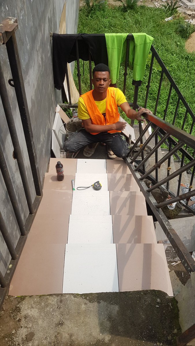 tise_wallor's tweet photo. Hello guys  we are walking down the stairs right away Tise_wallor .👷‍♂️👷‍♂️👷‍♂️👷‍♂️
https://t.co/WssYqLYyfh
#civilengineering #tiles #constructionnews https://t.co/1ppJUoI3Wo