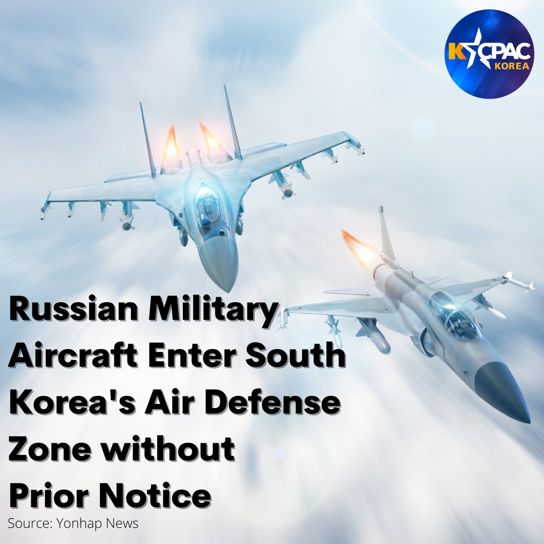 Russian Military Aircraft Enters South Korea's Air Defense Zone without Prior Notice

These authoritarian regimes are only emboldened by weak, appeasement policies!