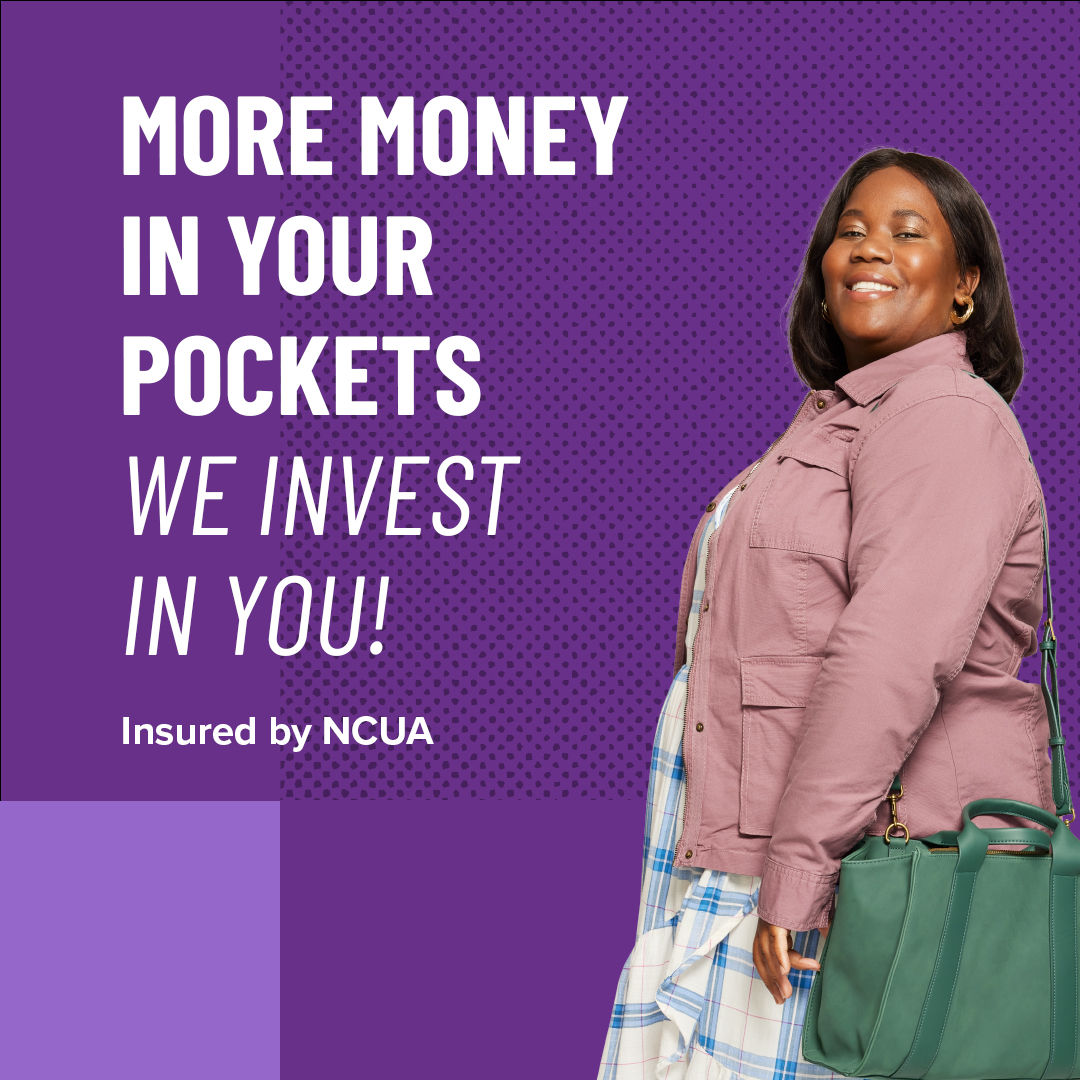 We’re making fee changes to invest in you! No more returned item fees. Reduced overdraft fees. $100 buffer for members eligible for courtesy pay without incurring an overdraft fee. These changes are one more way we put our members first! Learn more at affinityplus.org/goodbye-fees