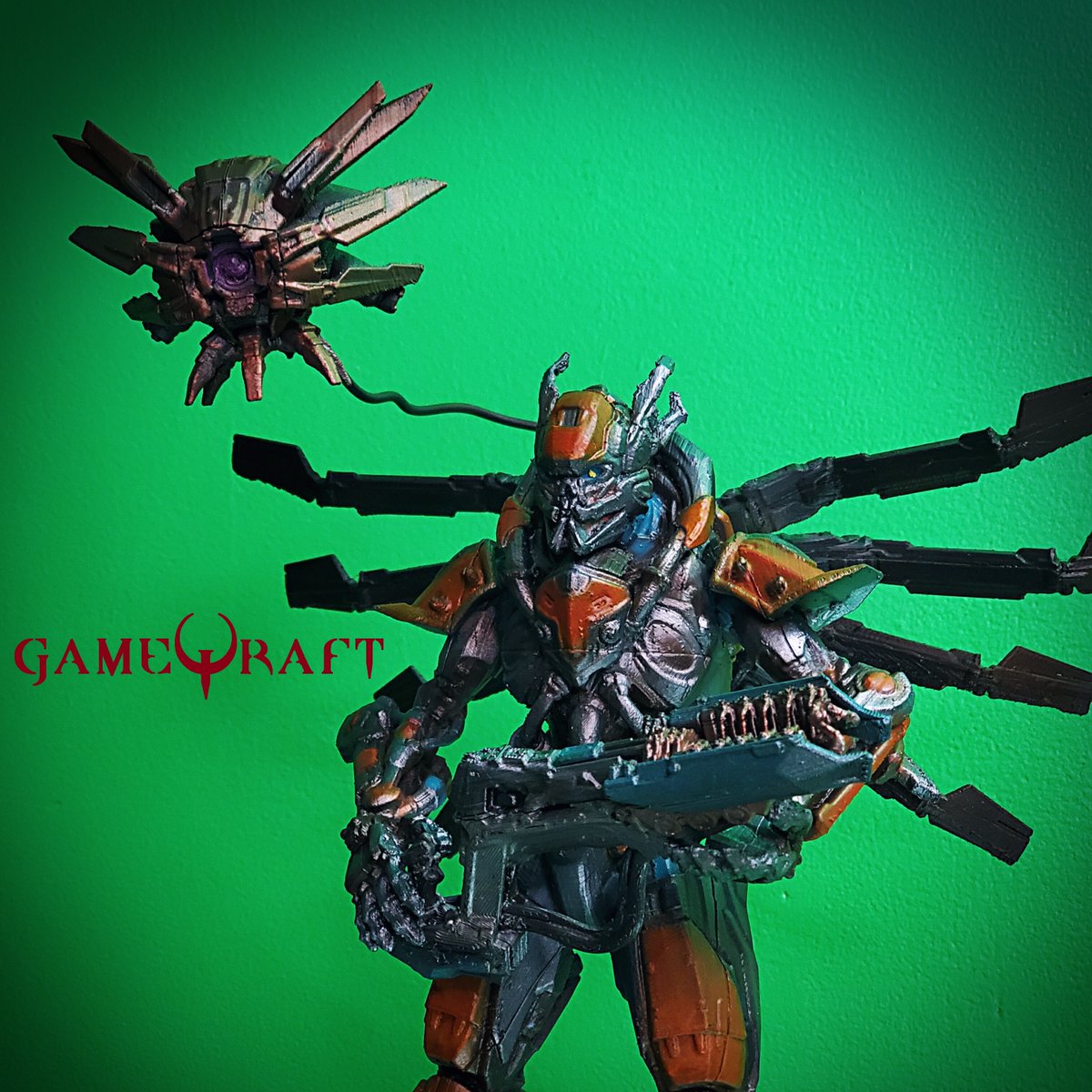 GameQraft's tweet photo. TORMENTOR AND CERBERON
This experimental prototype is more machine than flesh; an abomination even among the Strogg.
Strogg and Peeker - Quake Champions
3D printed, articulated, modular design
#quake #quakechampions #stroggandpeeker #idsoftware #quakecon #quakecon2022 #gameqraft https://t.co/mdFtMC8xUY